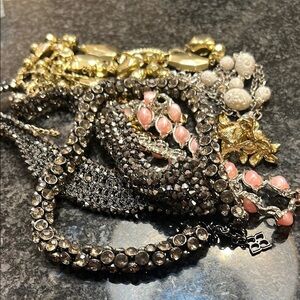 Elegant Gold and Silver Women's Necklaces Ruby Red, Sarah Cov. WA401